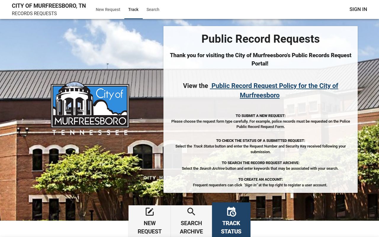 Murfreesboro 24 hour booking police department website