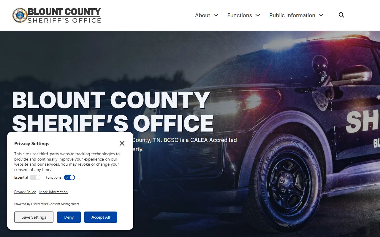 Bledsoe County 24 hour booking sheriff website