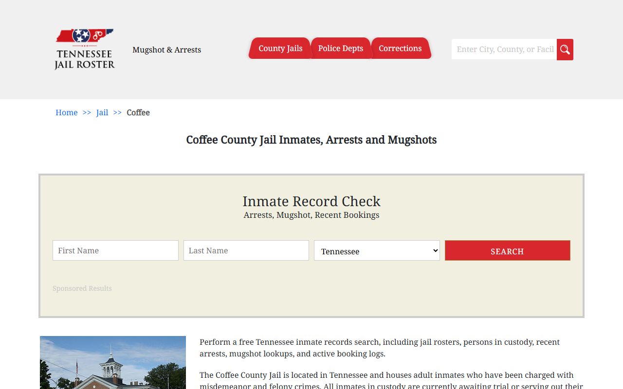 Cumberland County 24 hour booking jail information