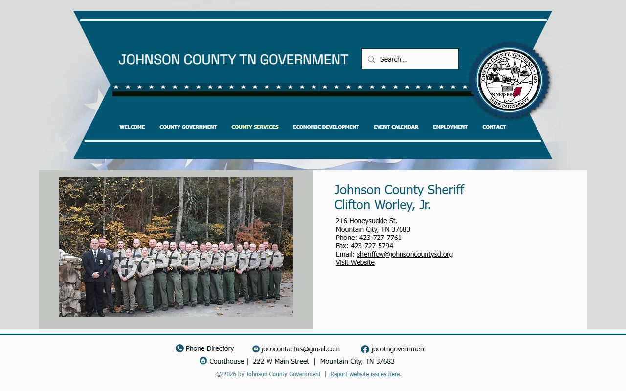 Johnson County 24 hour booking sheriff website