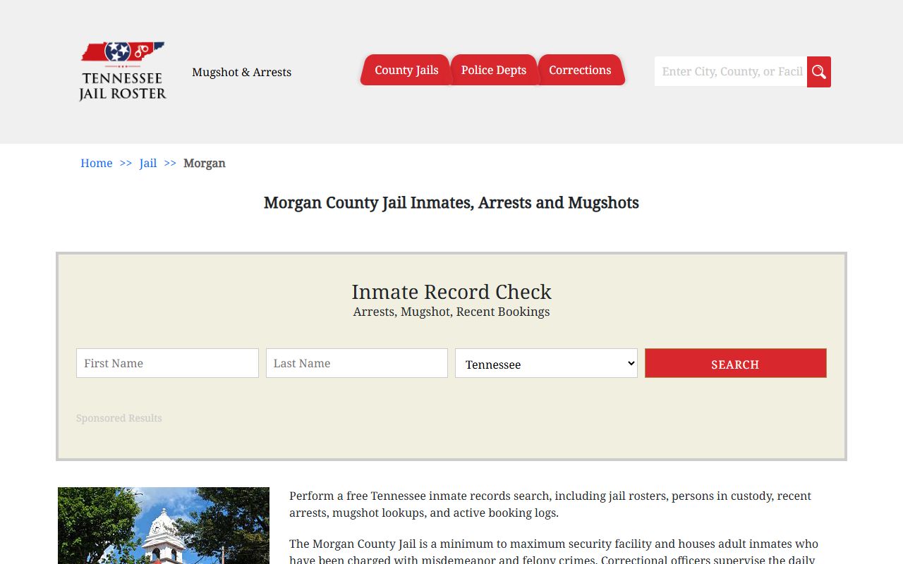 Morgan County 24 hour booking sheriff website